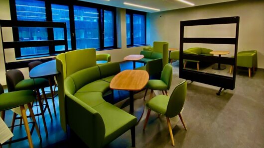 Blick in den Common room