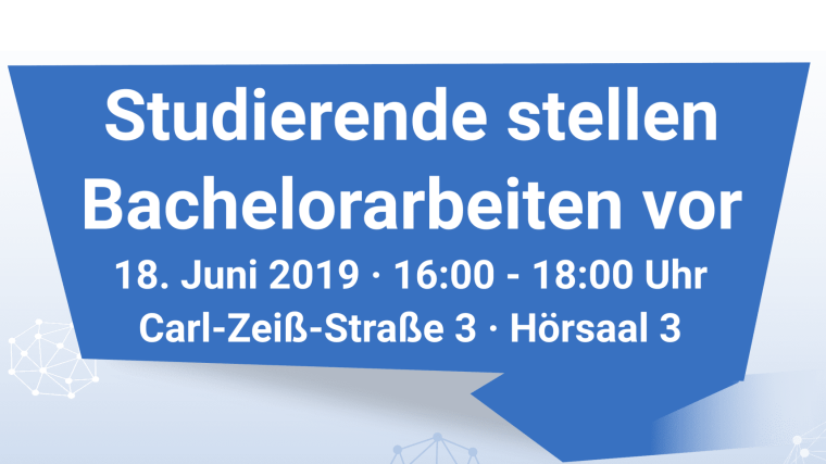 Logo Studierende stellen Bachelorarbeiten vor