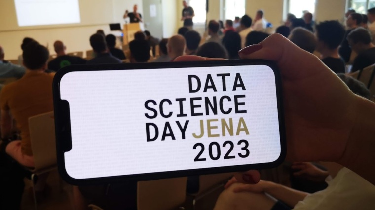 Ein voller Rosensaal während des Data Science Day 2022