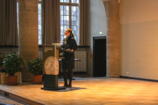 Prof. Lindmeier bei ihrer Antrittsvorlesung am 13.01.2023